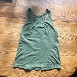 Lululemon sage green racerback workout tank top free shipping